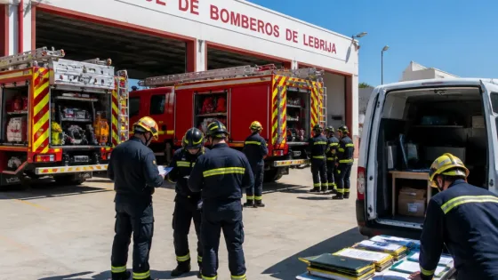 Los parques de bomberos de Lebrija y Los Palacios se integran en el Consorcio Provincial a final de 2026