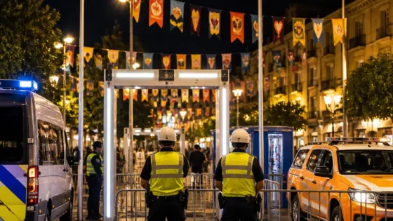 Mataró refuerza seguridad en Les Santes con drones, 140 agentes y controles nocturnos