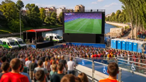 Murcia prepara una gran fan zone y una pantalla de 10 m en Teniente Flomesta para la final del Mundial