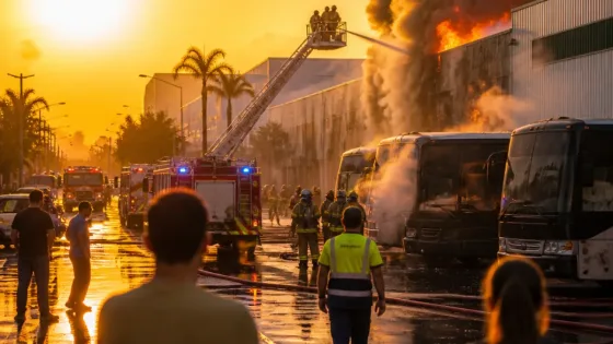 Murcia registra varios incendios y episodios de calor que obligan a intervenir a bomberos y servicios sanitarios