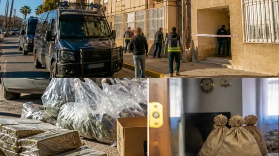 Operación antidroga en Almería desarticula punto de venta y deja un detenido en prisión
