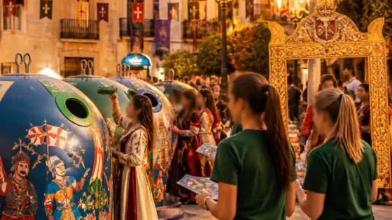 Orihuela impulsa la «Reconquista del Vidrio» para reciclar durante las fiestas de Moros y Cristianos
