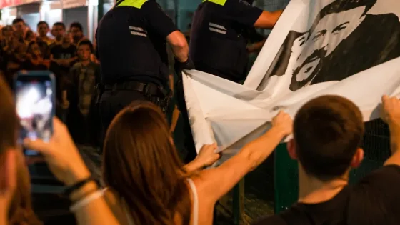 Policía y Vox, foco de polémica en las txosnas de Barakaldo durante las fiestas