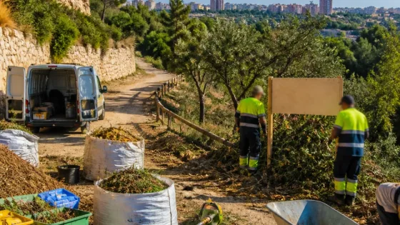 Reus rehabilita 1.570 m en los barrancos del Mas de Gassot y retira 830 kg de residuos