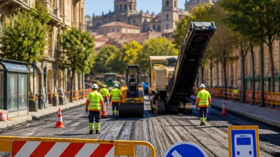 Salamanca inicia cortes y desvíos por 600.000 € en la renovación del asfalto