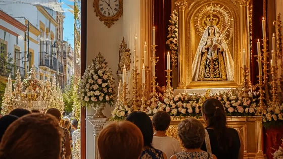 San Fernando vive el Día del Carmen con ángelus, función y besamanos a la Patrona