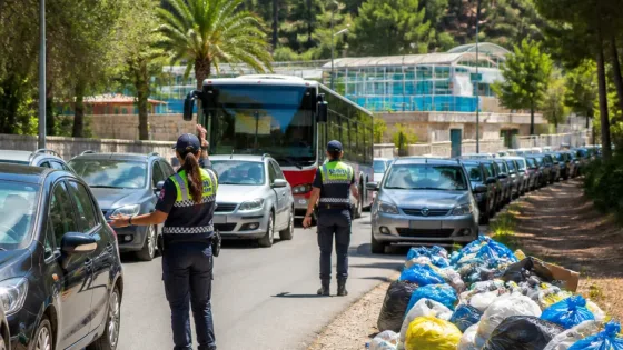 Torrent: vecinos del Vedat denuncian colapso de tráfico y suciedad tras la apertura de la piscina