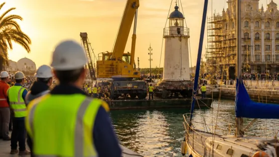Valencia recupera el antiguo Faro del Puerto frente al Veles e Vents