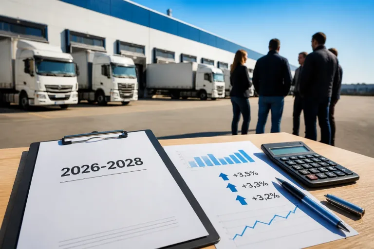 Nuevo convenio del transporte por carretera en Barcelona: subidas salariales hasta 2028