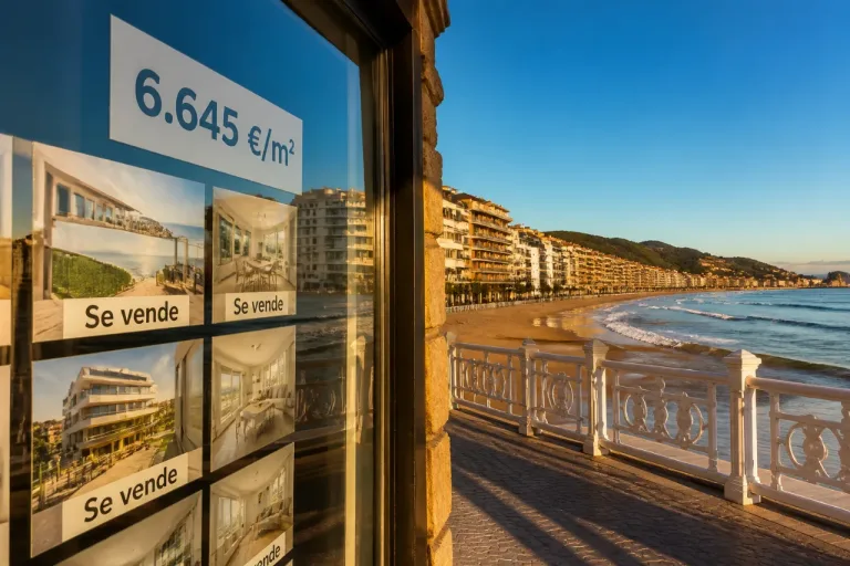 Zarautz lidera los precios de vivienda en Gipuzkoa con 6.645 €/m² y supera a San Sebastián