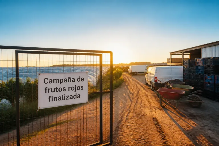 Huelva lidera el alza del paro agrícola en junio: 385 desempleados más tras la campaña de frutos rojos