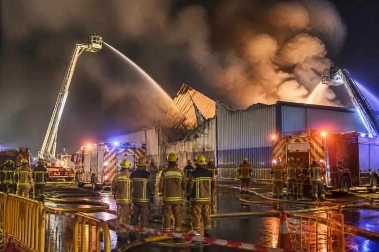 Gran incendio en una nave de Leganés: 15 dotaciones trabajan para frenar la propagación