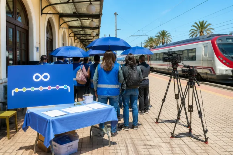 El PP provincial activa una campaña por un Cercanías "digno" y suma apoyos municipales