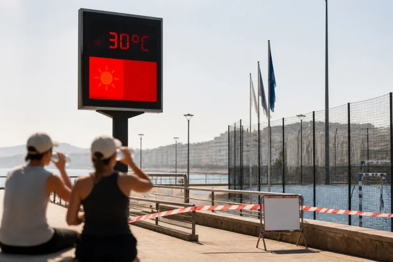 A Coruña activa la alerta roja por calor con máximas cercanas a 30 ºC y restricciones horarias
