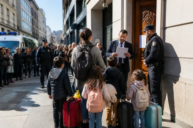 A Coruña: suspendido hasta el 15 de julio el desahucio de una mujer ucraniana y sus cuatro hijos