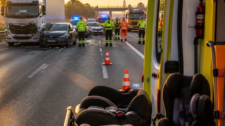 Accidente en la A-4 en Dos Hermanas deja cuatro heridos, entre ellos dos bebés
