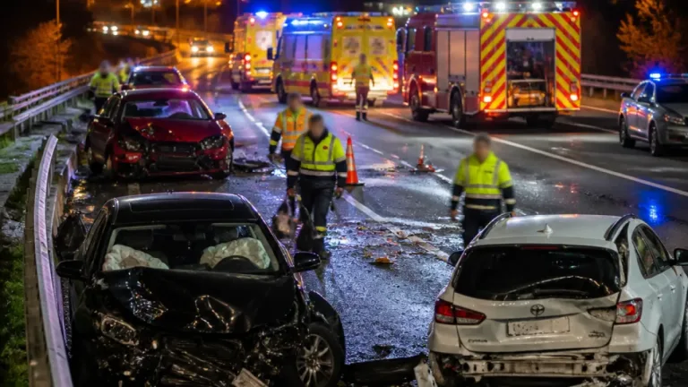 Accidente en la A-5 a la altura de Alcorcón deja siete heridos, dos de ellos graves