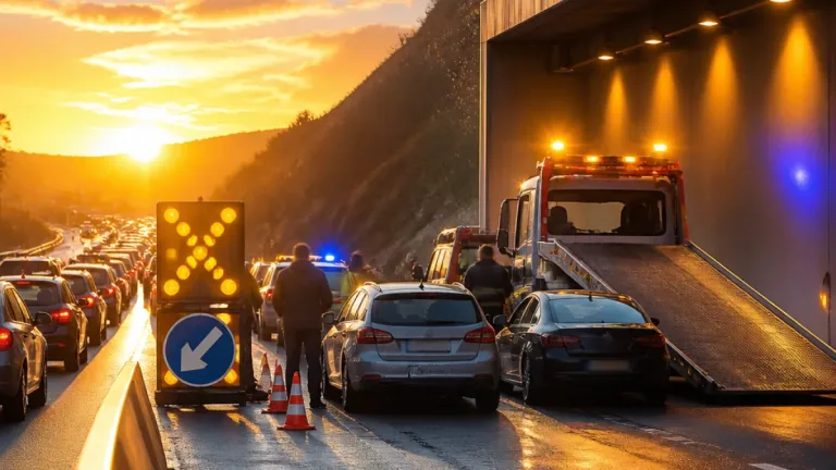 Accidente en la AP-9 provoca retenciones a la salida de Vigo y corta carril sentido Pontevedra
