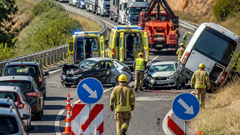 Accidente en la N-240 complica la conexión con Tarragona y deja nueve heridos