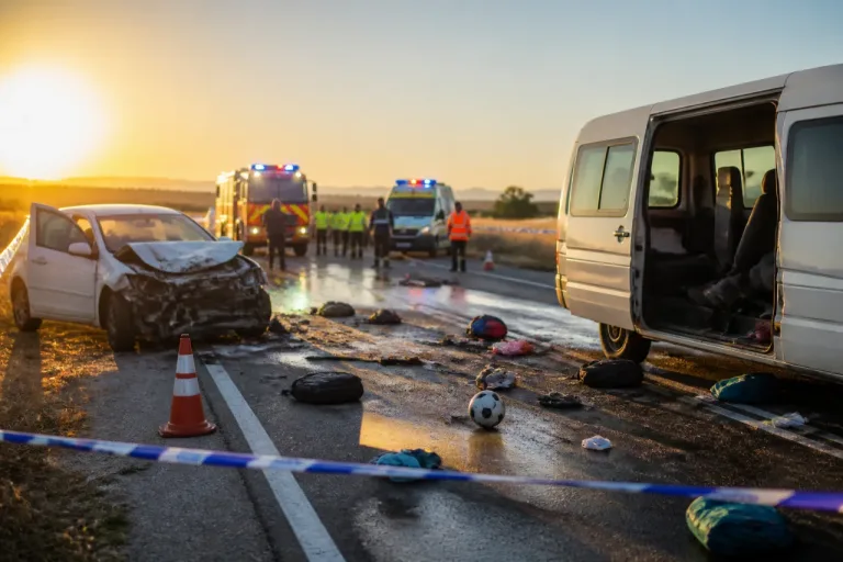 Accidente en la Ruta Provincial 4 deja dos muertos y 16 niñas atendidas tras choque frontal