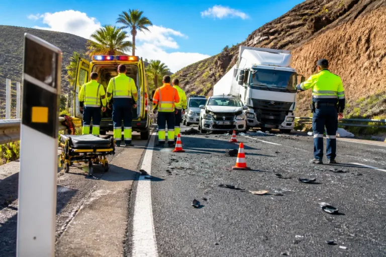 Accidente en la TF-66 deja a una mujer herida en Arona y moviliza a los servicios de emergencia