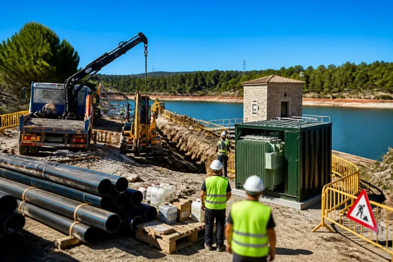 ACUAES impulsa obras para reforzar el abastecimiento y saneamiento en Ávila