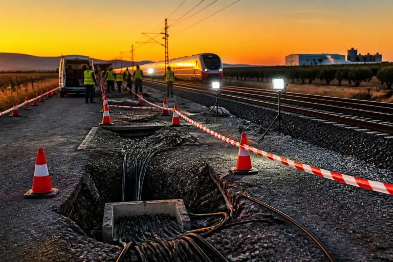 Adif refuerza vigilancia en el Corredor Sur tras tres robos de cable que paralizan AVE