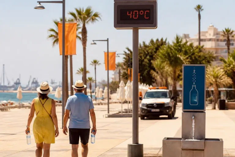 AEMET declara aviso naranja por ola de calor en varias comarcas de Huelva