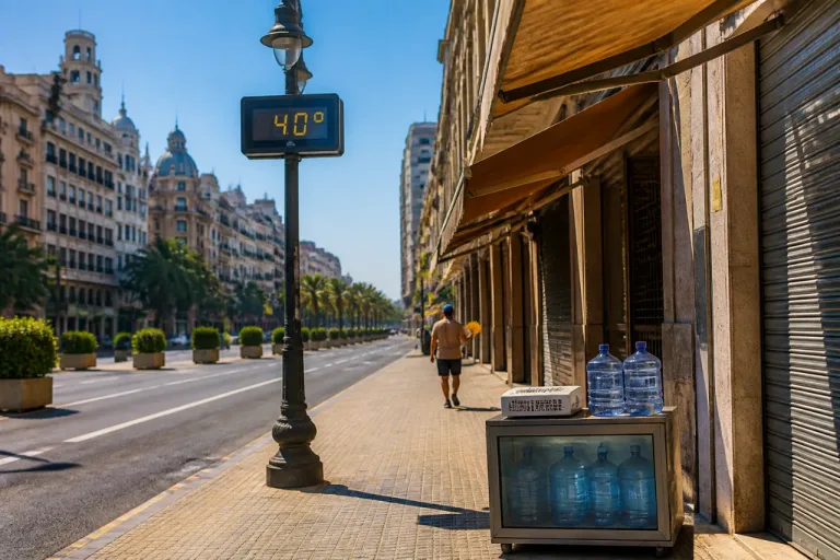 AEMET mantiene aviso por calor en Valencia y anuncia subida que puede superar los 40 ºC
