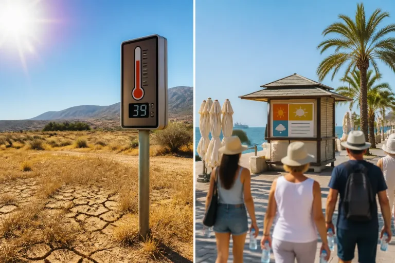 Aemet mantiene avisos por calor en Málaga: interior rozará los 40 ºC y la Costa del Sol seguirá en alerta