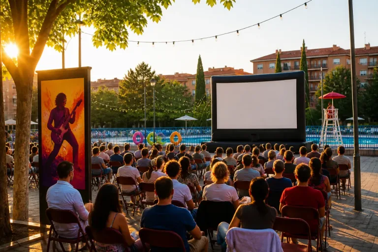 Agenda de verano en Fuenlabrada: cine al aire libre, piscina y Rockin’ Fest