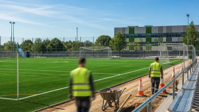 Alcorcón renueva dos campos de fútbol con una inversión de 260.000 €