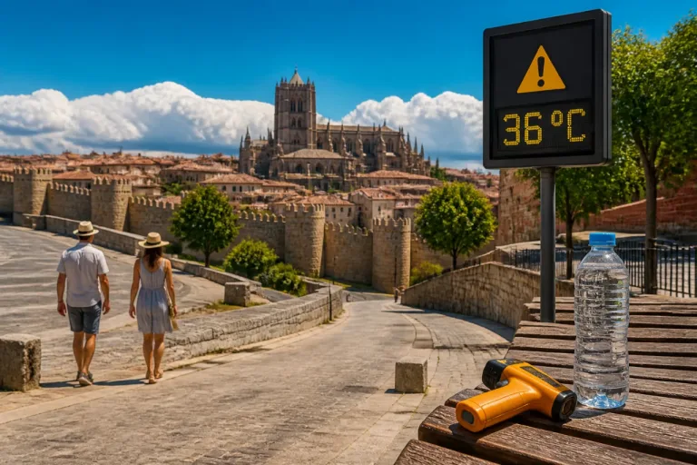 Alerta amarilla por calor en Ávila: jornada con máximas en torno a 36 ºC
