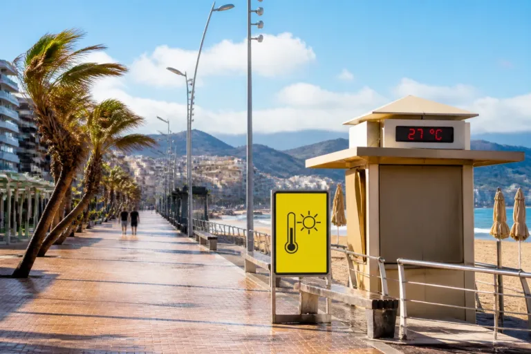 Alerta amarilla por calor en Las Palmas de Gran Canaria: máximas en 27º y brisas del norte