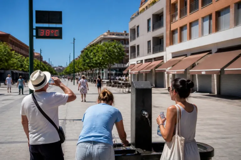 Alerta amarilla por calor en Las Rozas de Madrid: máximas de 38 °C y recomendaciones