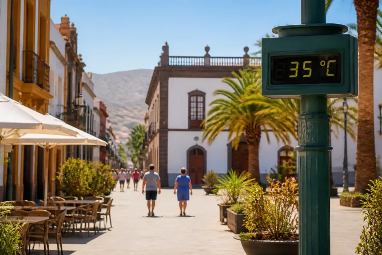 Alerta amarilla por calor en Santa Lucía de Tirajana: máximas cerca de 35 ºC este jueves
