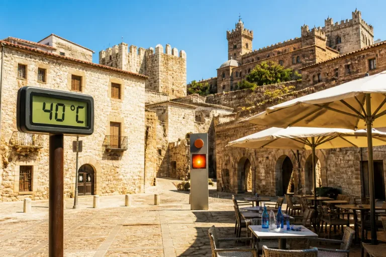 Alerta naranja por calor en Cáceres: jornada con máximas de hasta 40 °C