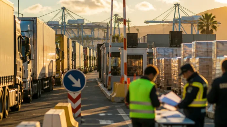 Algeciras bajo tensión por los cambios aduaneros que bloquean el transporte a Ceuta