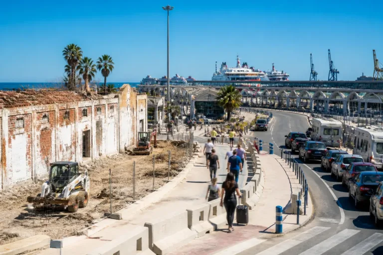 Almería impulsará un área de servicio en la entrada de Poniente del puerto