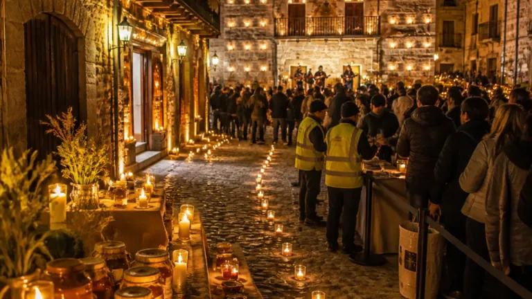 Arbancón ilumina Guadalajara: más de 20.000 velas en dos noches veraniegas