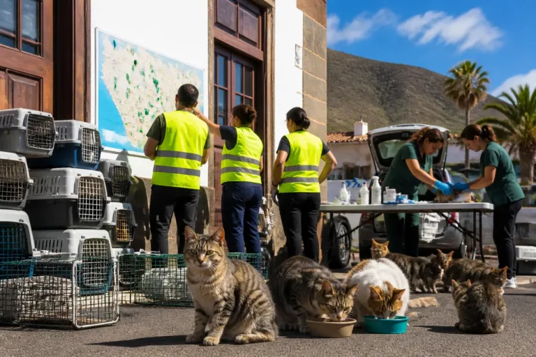 Arona impulsa el control de colonias felinas: 1.110 gatos censados y 76 núcleos registrados