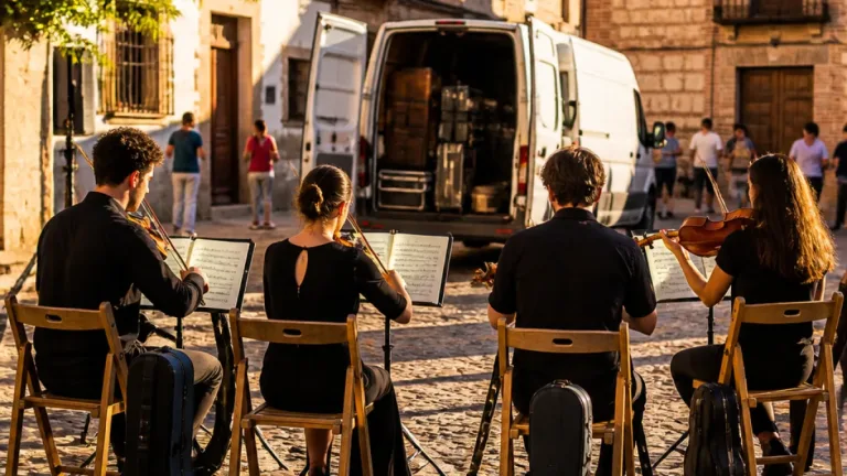 Arriaca Ensemble: músicos de cuerda que llevan la música clásica a los pueblos de Guadalajara