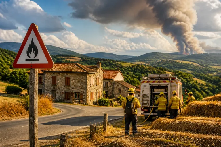 Asturias en alerta por incendio: seis concejos en riesgo muy alto y llamamiento a extremar precauciones