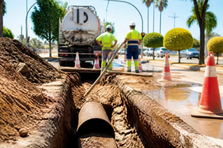 Avería en tubería deja más de 12 horas sin agua a la parte alta de Las Vaguadas en Badajoz