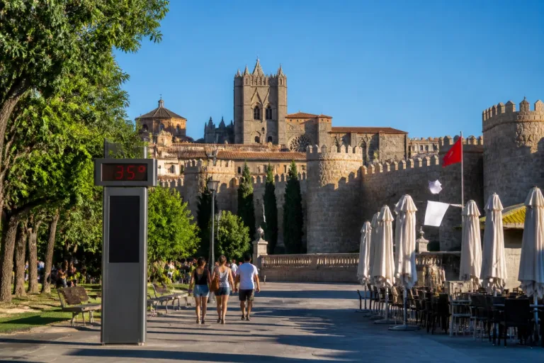 Ávila afronta jornadas de calor parecido al día de hoy con máximas cercanas a 35 °C