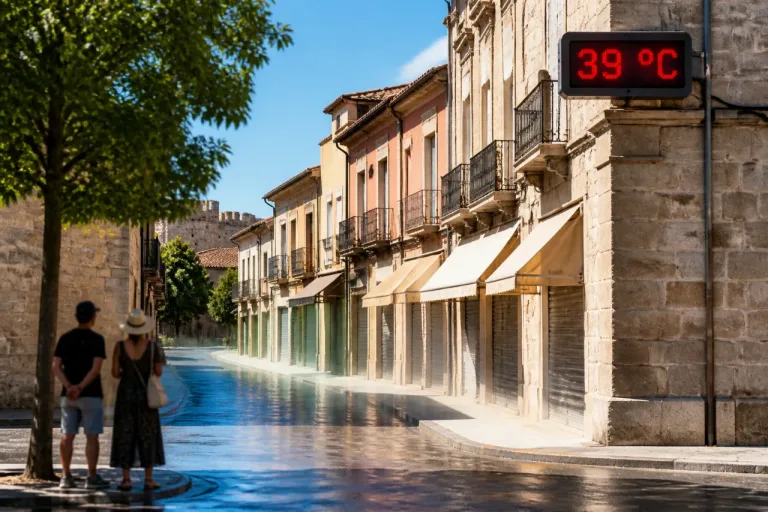 Ávila en aviso por calor: tarde con temperaturas de hasta 39 ºC en el sur de la provincia