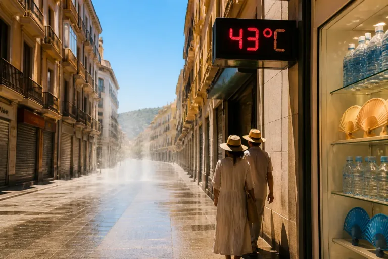 Aviso naranja de calor en Jaén: Aemet prevé hasta 43 ºC en la provincia