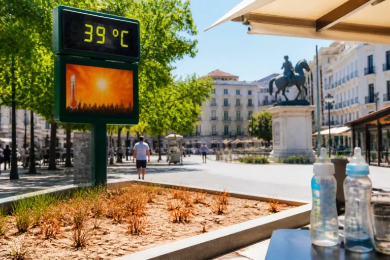 Aviso naranja en toda la Comunidad de Madrid: temperaturas que rozarán los 40.ºC este sábado