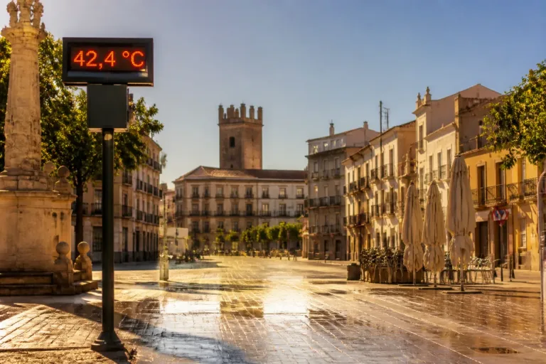 Badajoz registra 42,4 ºC en la primera jornada de la nueva ola de calor