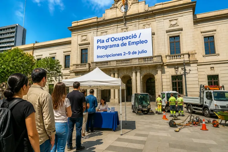 Badalona activa un plan para contratar a 102 personas y reforzar servicios municipales